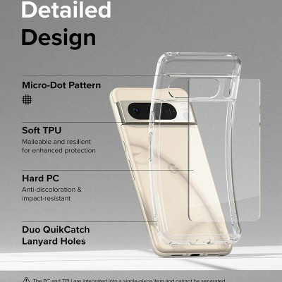 Ốp lưng dành cho Google Pixel 8 Pro / Pixel 8 RINGKE Fusion - Hàng Chính Hãng