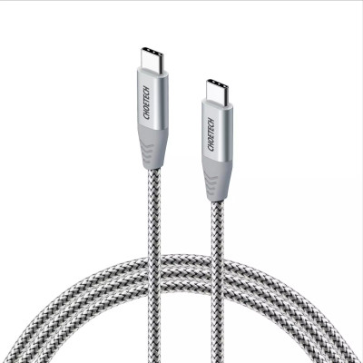 Combo Củ Sạc Điện Thoại Type C 33W PPS PD3.0 CHOETECH PD5006-W Và Cáp Type C to C 60W Dài 1.8M CC0005-S - Hàng Chính Hãng