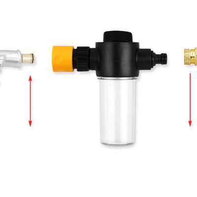 Bộ Bình Phun Bọt Tuyết Rửa Xe Đa Năng nối tiếp chổi, máy rửa xe – 1Set Foam Lance Snow Sprayer Pot
