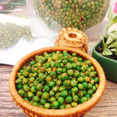 1Kg Đậu Hà Lan Sấy Giòn Tỏi Ớt Thương Hiệu SK FOOD