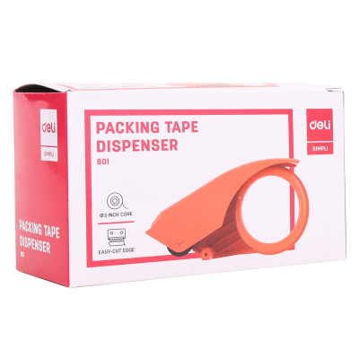 Dụng Cụ Cắt Băng Dính 801 Deli - Giao màu ngẫu nhiên