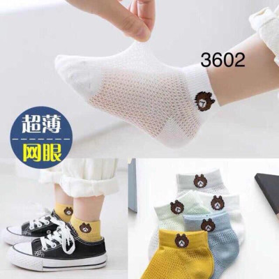 5 đôi tất lưới hình gấu cho bé