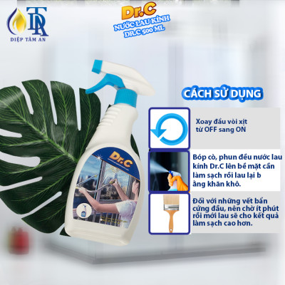 Combo Nước Lau Bếp Đa Năng,Tẩy Xoong Nồi Siêu Sạch,Tẩy Dầu Mỡ Nhà Bếp+Nước Lau Kính Siêu Sạch Dr.C