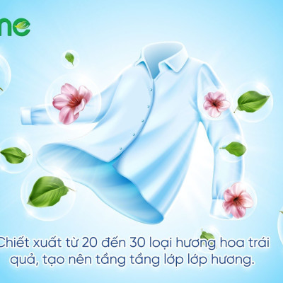 Nước Giặt Xả Công Nghệ Sinh Học Bell Home Hương Cuốn Hút 3,2KG