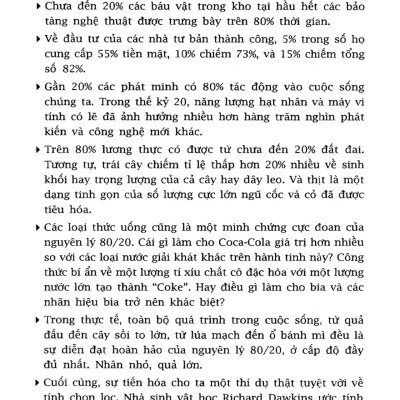 Sống Theo Phương Thức 80/20 _TRE