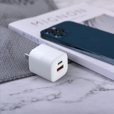 Combo Củ Sạc Điện Thoại Type C 33W PPS PD3.0 CHOETECH PD5006-W Và Cáp Type C to C 60W Dài 1.8M CC0005-S - Hàng Chính Hãng