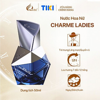 Nước Hoa Nữ Cao Cấp GOOD CHARME LADIES 50ml Lưu Hương Lâu Trẻ Trung, Lãng Mạn_Nước Hoa Chính Hãng