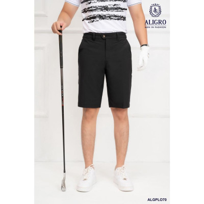 Quần short mogway màu đen kẻ nhỏ QSMOG.12