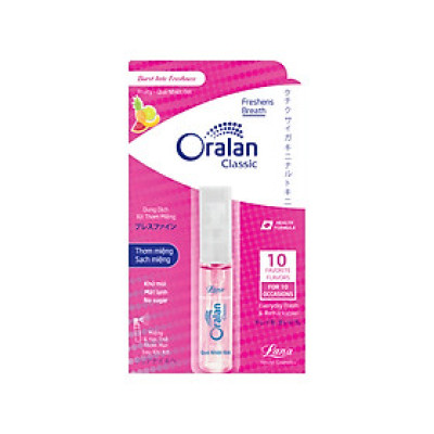 DUNG DỊCH XỊT THƠM MIỆNG FRUITY - QUẢ NHIỆT ĐỚI 8ml