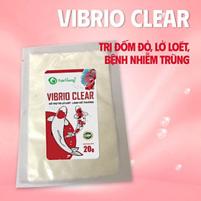 Chuyên xử lý đốm đỏ, xuất huyết trên cá VIBRIO CLEAR