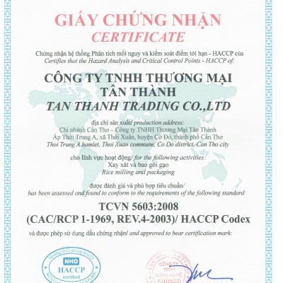 Gạo Hoa Lúa Xanh - Túi 2kg - Tơi xốp, mềm cơm, dẻo ít, thơm nhẹ