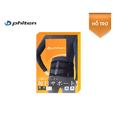 Đai lưng cột sống loại vừa Phiten supporter waist belt middle type AP161003/AP161004/AP161005
