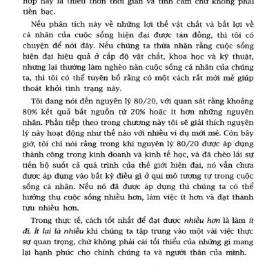 Sống Theo Phương Thức 80/20 _TRE