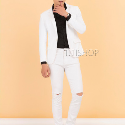 Aó Vest Nam Titishop EVN254 Trắng