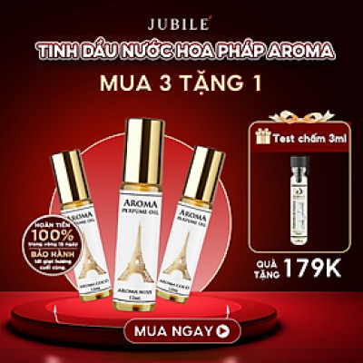 Aroma Kiss – Tinh Dầu Nước Hoa Pháp Dạng Lăn 12ml
