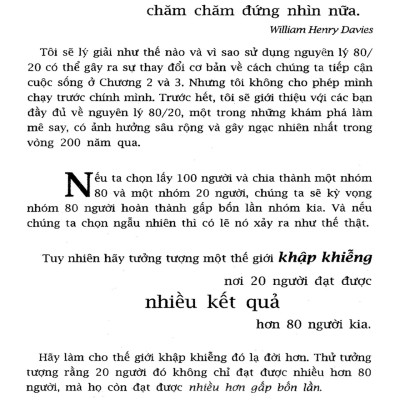 Sống Theo Phương Thức 80/20 _TRE