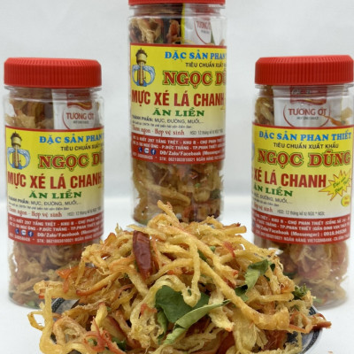 Đặc sản Phan Thiết - Mực Xé Lá Chanh Gói 50 Gram Sản Phẩm Trải Nghiệm Đã Chế Biến Ăn Liền Ngon Ơi Là Ngon. Hạn Sử Dụng 12 Tháng Kể Từ Ngày Đặt Hàng - OCOP 4 Sao