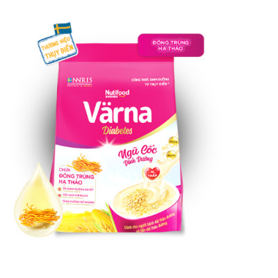 Ngũ Cốc Dinh Dưỡng Varna Diabetes Nutifood Hỗ Trợ Ổn Định Đường Huyết Cho Người Tiểu Đường Hộp 400g