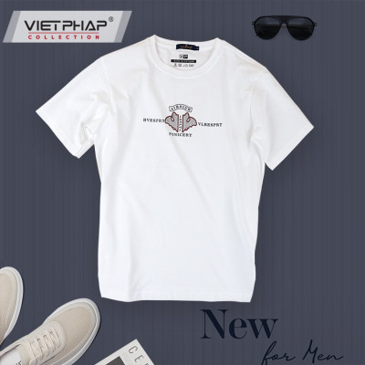 Áo Thun Nam VIỆT PHÁP Form Unisex Chất liệu Cotton co dãn thấm hút mồ hồi tốt 7802