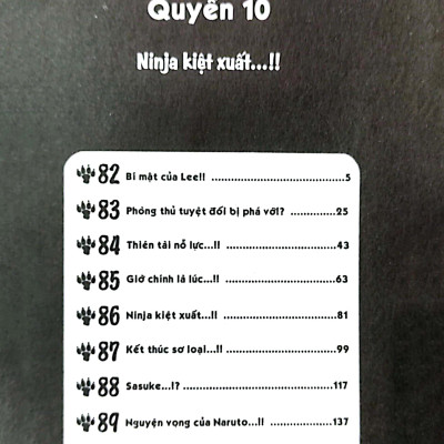 Naruto Tập 10: Ninja Kiệt Xuất…!! (Tái Bản 2022)
