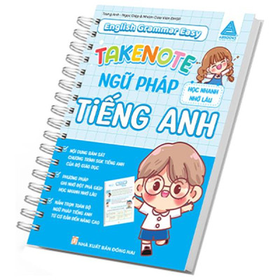 Sách - Take Note - English Grammar Easy - Ngữ Pháp Tiếng Anh - Học Nhanh Nhớ Lâu