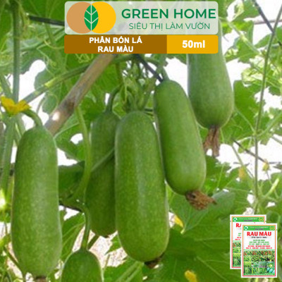 Phân Bón Vi Sinh Rau Màu Greenhome, Gói 50ml, Giúp Nảy chồi, Mướt lá, Mập cây, To quả, Nặng ký