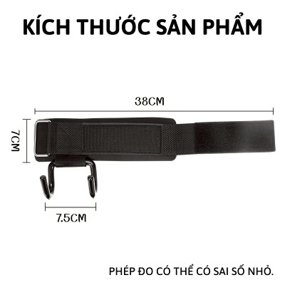 Dây Quấn cổ tay Có Móc 2300 - 2301 Nâng Tạ,Tập Xà Đơn Chính hãng - Hỗ trợ kéo xà, tập lưng, SỈ, LẺ