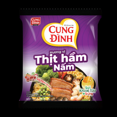 Thùng 30 Gói Mì Cung Đình Hương Vị Thịt Hầm Nấm (79g/Gói)